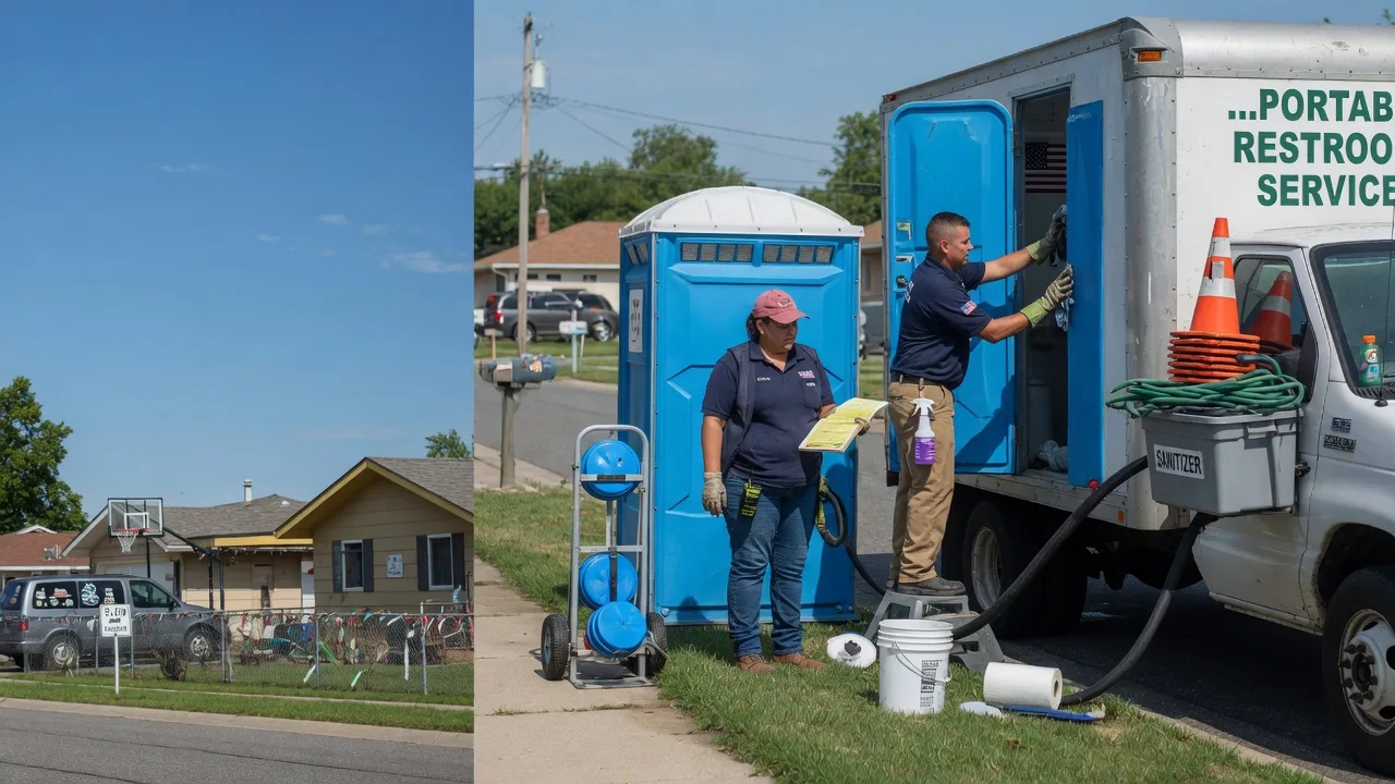 Portable Toilet Rental in Hudson, IL near me